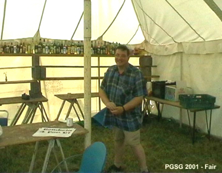 Setting up the Tombola